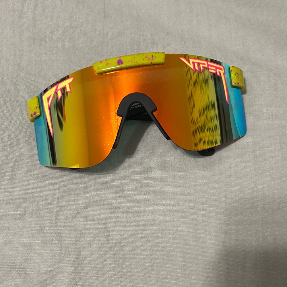Pit Viper Orange and Blue Sunglasses